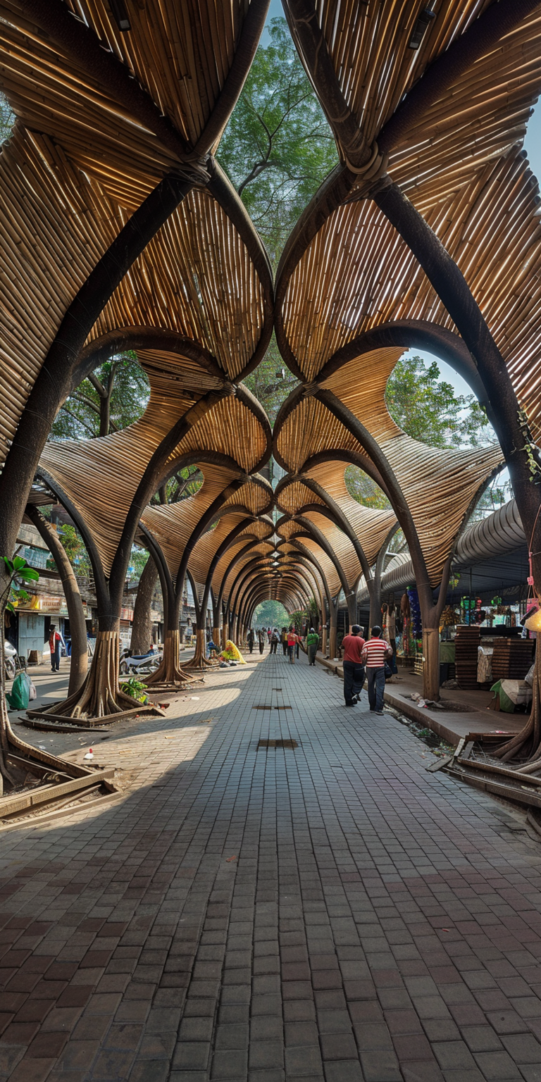 Bamboo Canopy Shopping 1